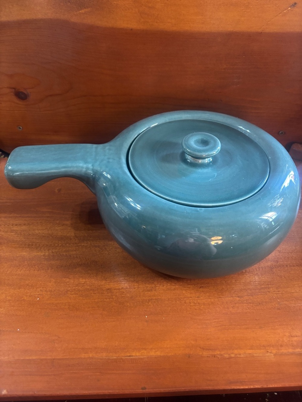 Vintage Russel Wright Mid Century Modern Ceramic Covered Casserole or Bean Pot